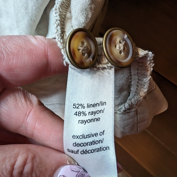 MAURICES Linen Boho BOXY Jacket - Picture 9 of 14